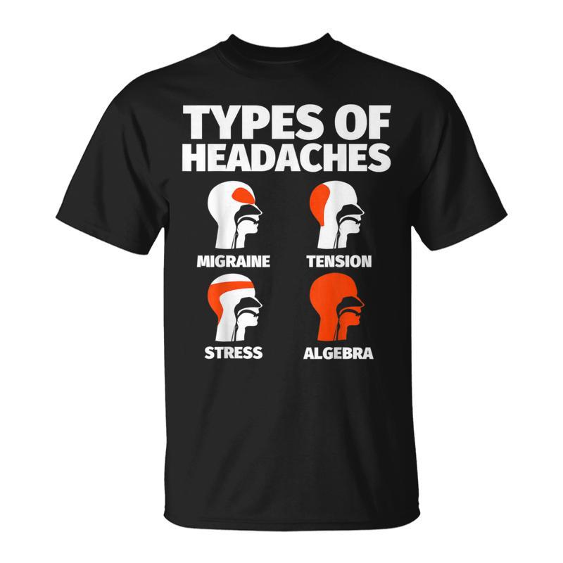 Algebra Sayings Headache Meme T-Shirt