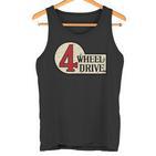 4-Wheel Driveintage 4X4 Overland Emblem 4Wd Tank Top