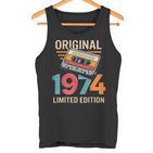 50 Geburtstag Mann Frau 50 Jahre 1974 Deko Lustig Geschenk Tank Top