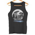 Alien Ufo Space Alien Tank Top