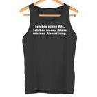 Alt Mann Frau Party Freizeit Spaß Sprüche Tank Top