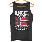 Angel Tour Norway 2025 Fishing Team Norway Flag Angler Tank Top