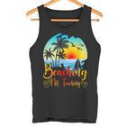 Beaching Not Teaching Lustiger Sommerlehrer Strandurlaub Tank Top