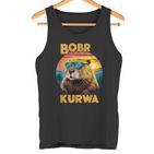 Bobr Kurwa Flannelette Meme Bóbr Bober Kurwa Tank Top