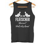 Butcher Ich Bin Fleischer Weil Ich Kann Tank Top