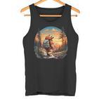 Camping Abenteuer Natur Bär Wandern Berge Tank Top