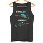 Chameleon Chameleoff Chameleon Slogan Tank Top