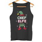 Chef Elf Christmas Outfit Partner Look Christmas Tank Top