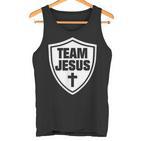 Christliches Team Jesus Mit Kreuz Tank Top