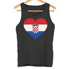 Croatia Flag Croatia Children's Croatia Hrvatska Tank Top