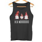 Cute Grumpy Christmas Xmas Gnome Slogan Tank Top