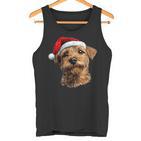 Cute Norfolk Terrier Christmas Print Tank Top