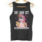 Die Lage Ist Besäufniserregend Saying Party Outfit Tank Top