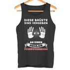 Diese Brüste Sindergeben Feuerwehrmann Beruf German Tank Top