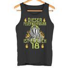 Dieser Feuerwehrmann Ist Endlich 18 Tank Top