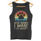 Dog Trainer Ich Lasse Sitzen Paseren Paseren  Tank Top