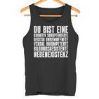 Du Nebenexistenz Buseidigungen Ich Hasse Menschen Tank Top