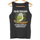 Dwarf Tyrann I Ornitology Bird Animal Name Fun Tank Top