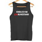 Endlich Im Unruhestand Senior Retiree Tank Top