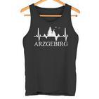 Erzgebirge Heartbeat Forest Motif Arzgebirg Für Erzgebirger Tank Top