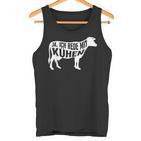 With Farmers Cow & Landwirt Yes Ich Rede Mit Kühen Tank Top