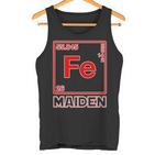 Fe Maiden Iron Parody On Iron Elements Fe Tank Top