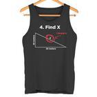 Finde X Ich Fand Es Fun Math Pun Find X S Tank Top