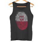 Fingerprint Children's Poland Tank Top