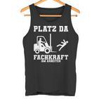 Forklift Forklift Forklift Driver  Motif Sayings Tank Top