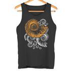 Fossil Paleontologist Ammonite Tank Top