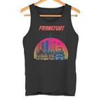 Frankfurt Retro Skyline Frankfurt Am Main Tank Top