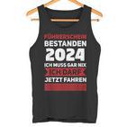 Führerschein 2024 Bestanden Ich Darf Jetz Fahrprüfung Tank Top