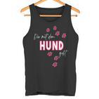 Dog Die Mit Dem Hund Geht Tank Top