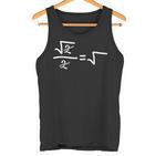 Maths Nerd Root 2 Geeks Tank Top