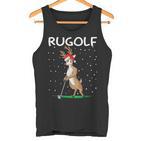 Rugolf Reindeer Christmas Golf  Tank Top