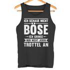 Saying Ich Schaue Nicht Nöse Humor Tank Top