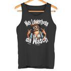 Saying Motif Mr Replacement Costume Lederhosen In Der Wäsche Tank Top