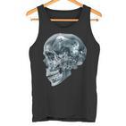 Gambling Skull X-Ray Game Controller For Gamer Gamer Tank Top