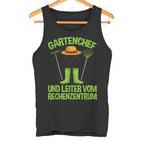 Gartenchef Und Leiterom Rechenzentrum Hobbygärtner Garten Tank Top