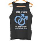 Gay Lieber Schwul Und Lebensfroh Alserlemmund Hetero Tank Top