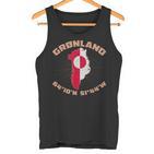 Grönland Grönland Dänemark Grönländer Thulemand Grönländisch Tank Top