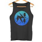 Guild Sign Electricians & Electronics Inintage Retro Blue Tank Top