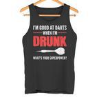 Gut In Darts Alkoholische Person Tank Top