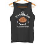 In Hamburg Isst Man Franzbrötchen Nordlicht Idea Tank Top