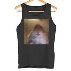 Hamster Starrt In Die Front Camera I Internet Hamster Meme Tank Top