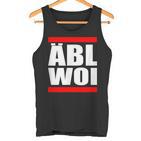 Hessisch Äbl Woi Apfelwein Äppler Oder Bembel Tank Top