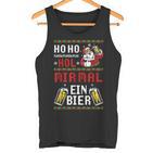 Ho Hol Mir Mal Ein Bier Christmas Santa Claus  Tank Top