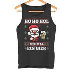 Ho Ho Hol Mir Mal Ein Bier Ugly Christmas S Tank Top