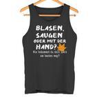 Hobby Gardener Blasgen Sugen Oder Mit Der Hand Tank Top