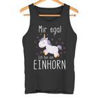 Ich Bin Ein Einhorn Fabelwesen Mir Egal Ich Bin Ein Tank Top